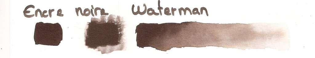 encre noire Waterman